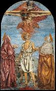The Holy Trinity, St Jerome and Two Saints Andrea del Castagno